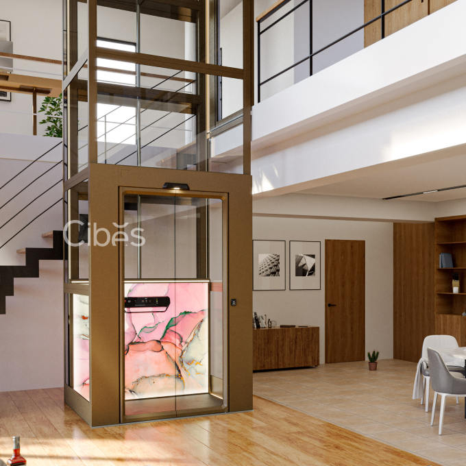 S80平臺式家用電梯