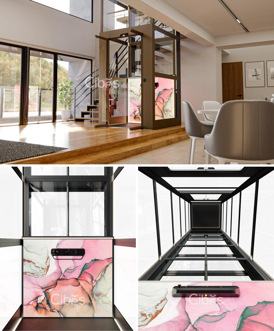 S80時尚版家用電梯