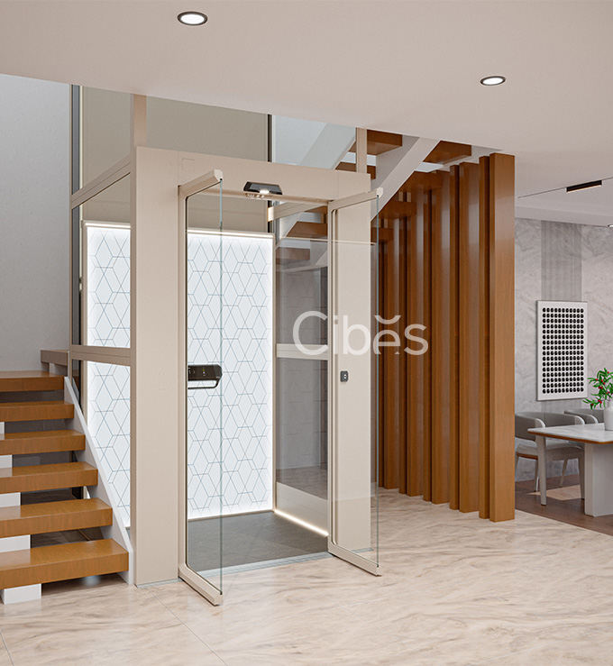 小尺寸，大空間家用電梯