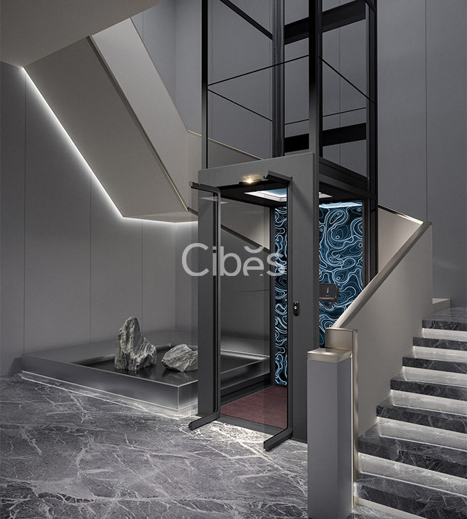 小尺寸，大空間家用電梯