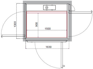 Cibes A5000（半標1）開門結構示例