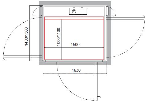 Cibes A5000（標2）開門結構示例