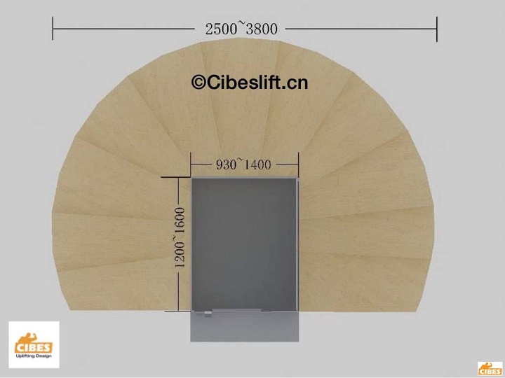 旋轉樓梯家用電梯安裝