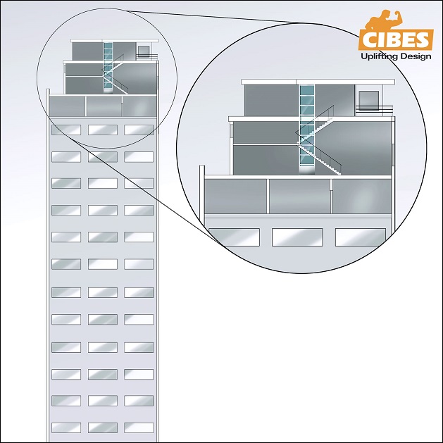 cibes家用電梯復式樓安裝電梯最佳方案