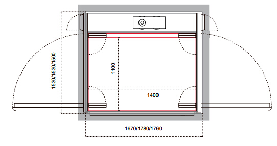Cibes A6000/A6000S開門結構示例