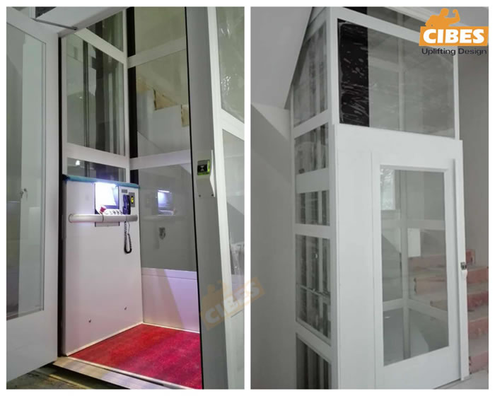 濟南家用電梯安裝案例