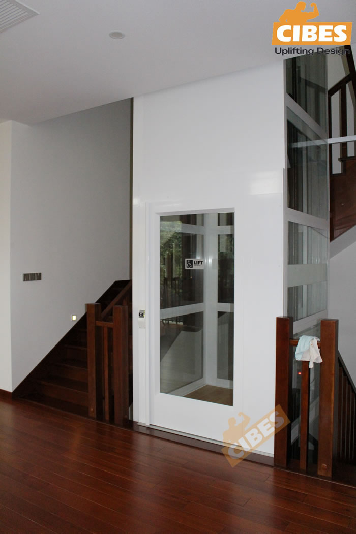 Cibes四層家用電梯安裝于蘇州