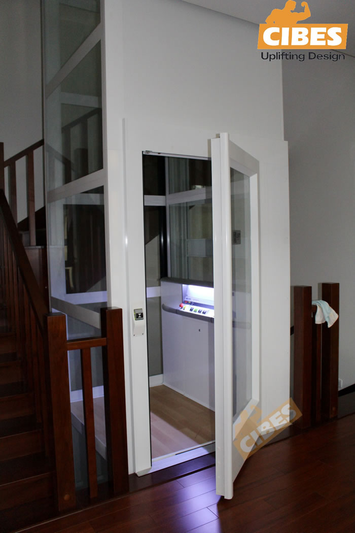Cibes四層家用電梯安裝于蘇州