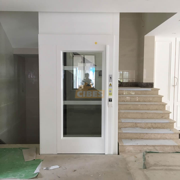 東莞別墅電梯安裝現場