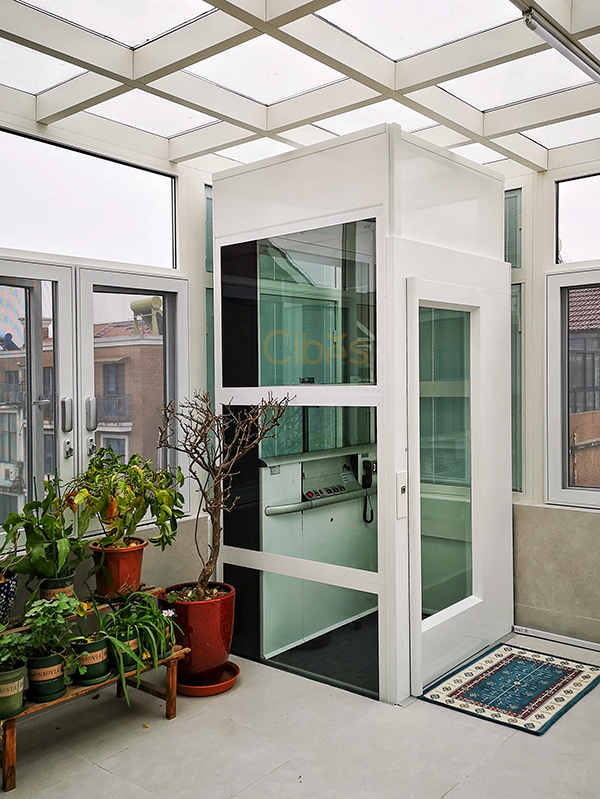 CIBES A5000型號家用電梯安裝于南京