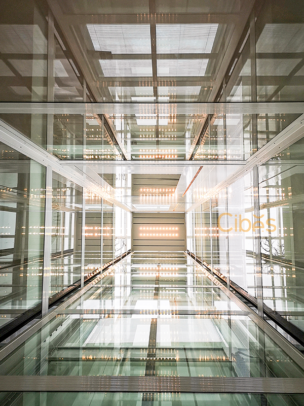 CIBES A5000型號家用電梯安裝于南京