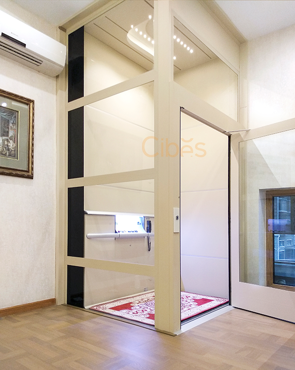 CIBES A5000型號別墅電梯安裝于天津