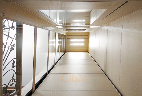 CIBES A5000型號別墅電梯安裝于天津