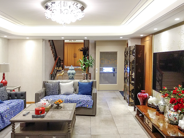 CIBES A5000型號別墅電梯安裝于天津