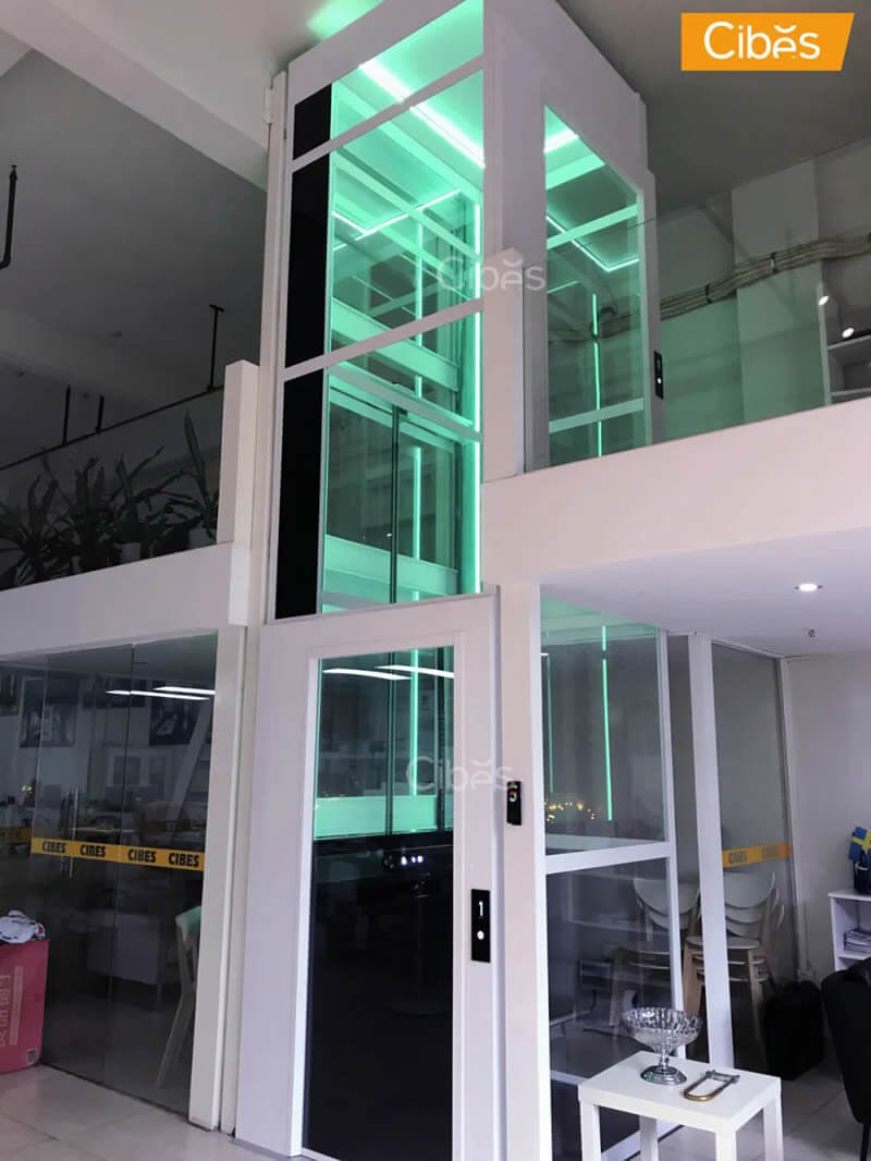 Cibes螺桿電梯安裝現(xiàn)場