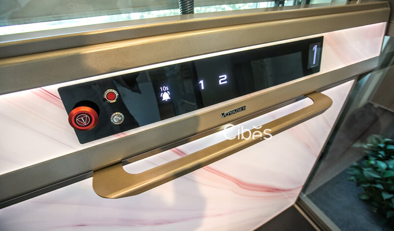 Cibes杭州實體展廳時尚版家用電梯