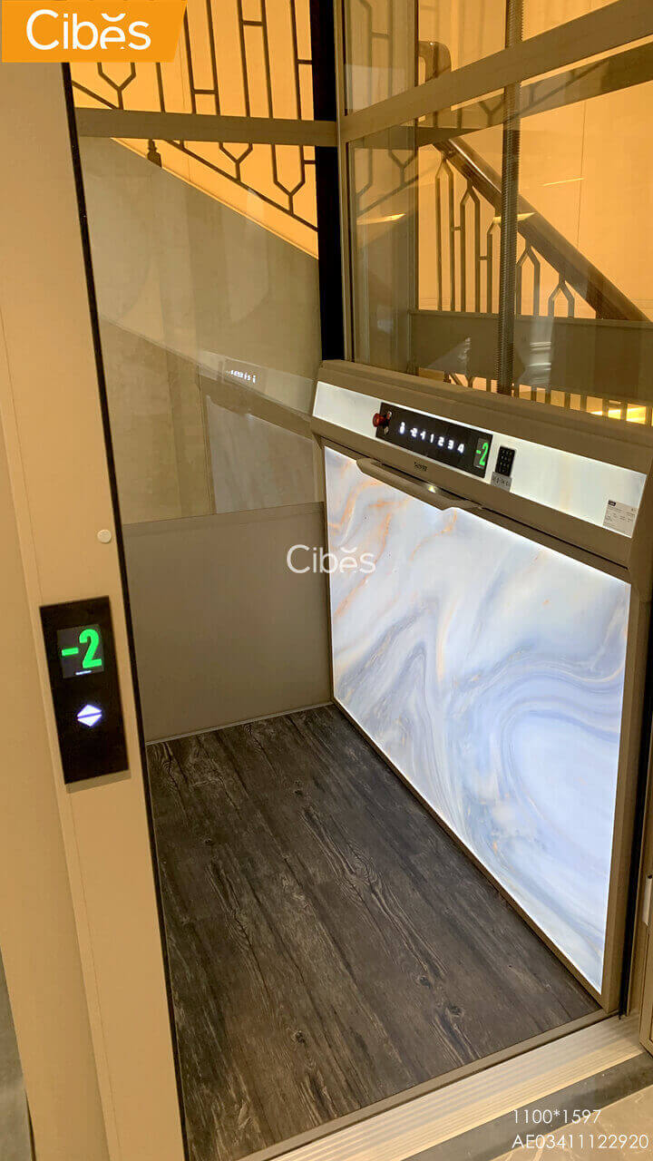 Cibes V80家用電梯臺州安裝案例-1
