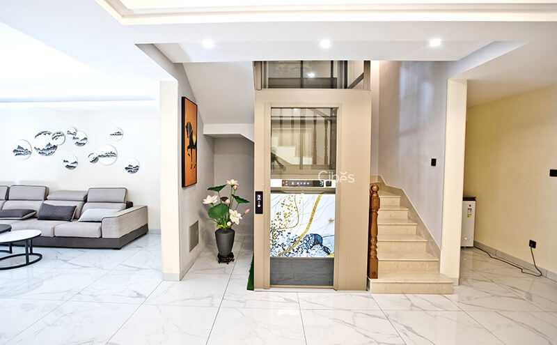 cibes別墅電梯無底坑安裝案例