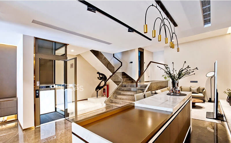 廣東廣州四層別墅電梯安裝案例 202105