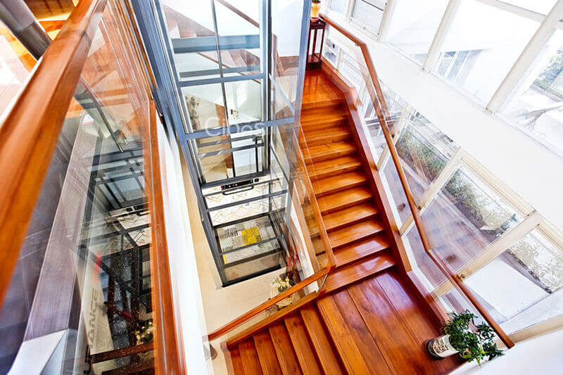 別墅樓梯安裝電梯