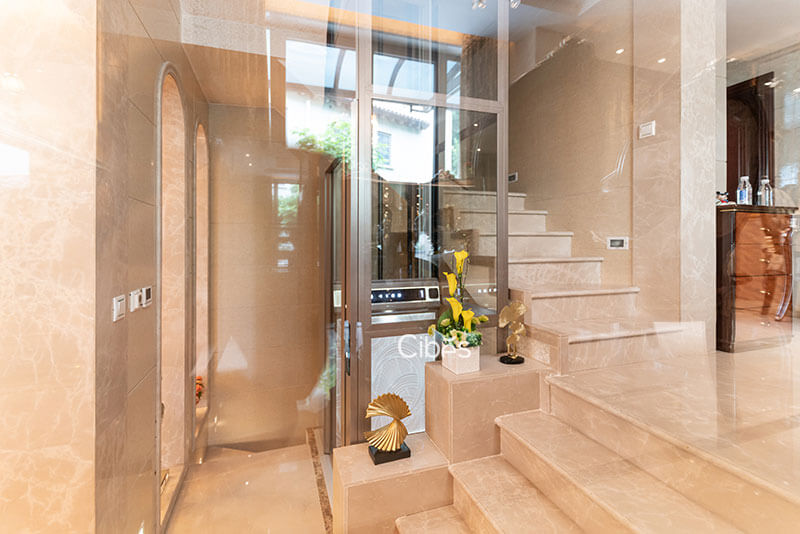 重慶四層別墅家用電梯安裝案例