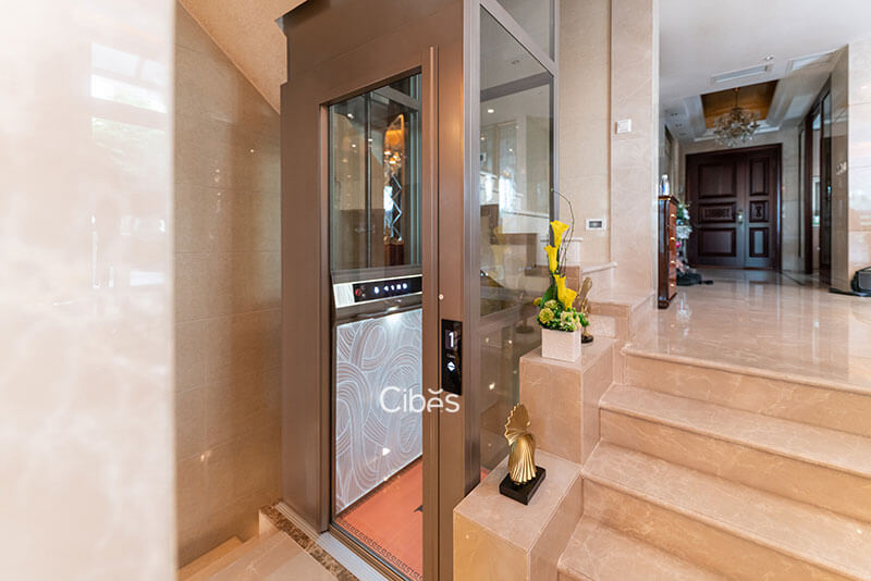 重慶四層別墅家用電梯安裝案例