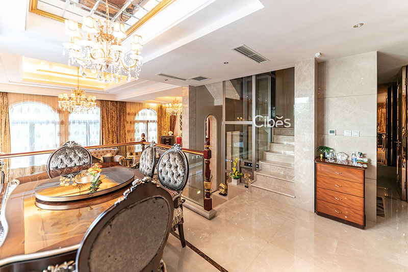 重慶四層別墅家用電梯安裝案例