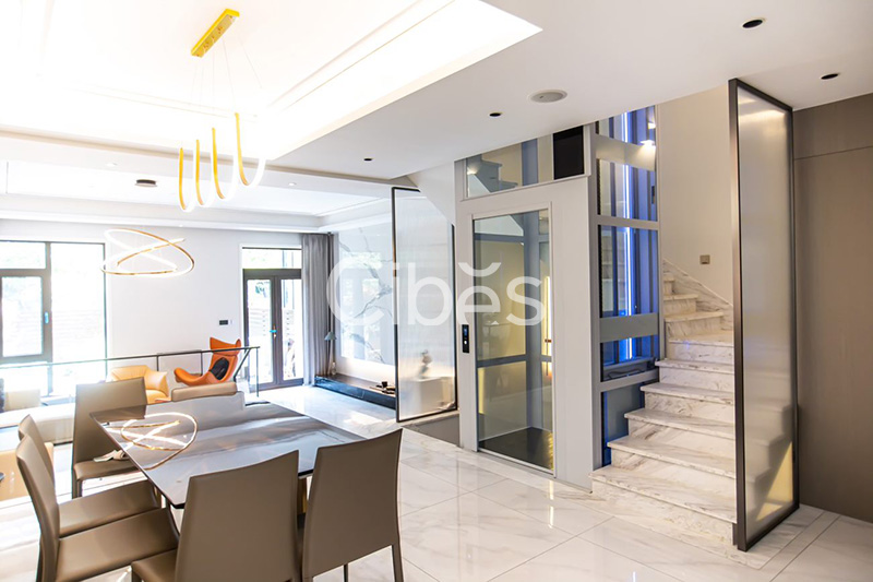 Cibes V80 星際版別墅電梯安裝于江蘇南京