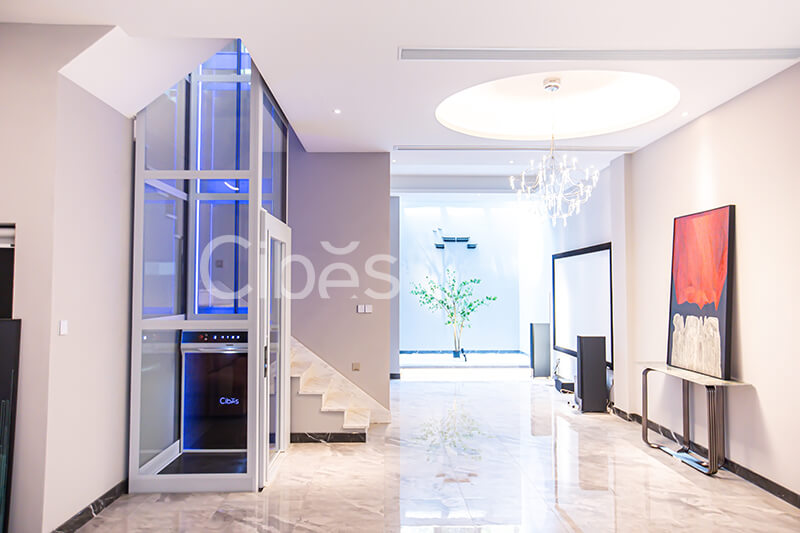 Cibes V80 星際版別墅電梯安裝于江蘇南京