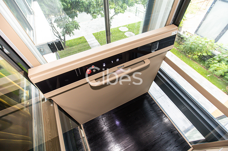4層4站Cibes V80 時尚版別墅電梯安裝于廣東珠海