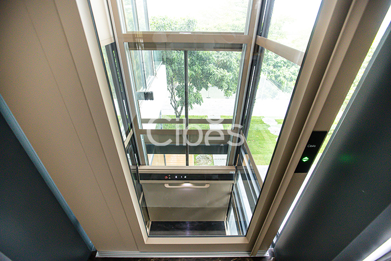 4層4站Cibes V80 時尚版別墅電梯安裝于廣東珠海