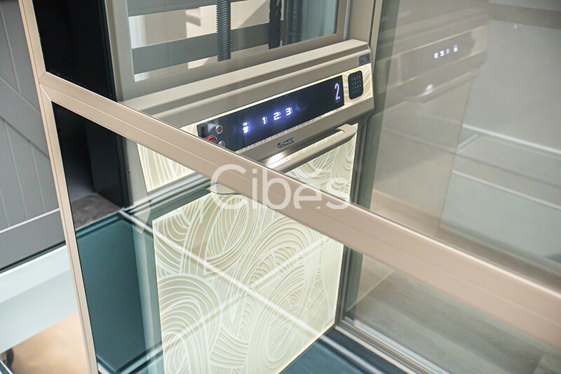 Cibes V80 時尚版別墅電梯安裝于四川成都