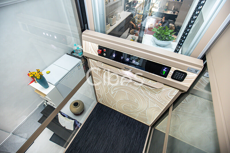 Cibes V80 時尚版別墅電梯安裝于四川成都