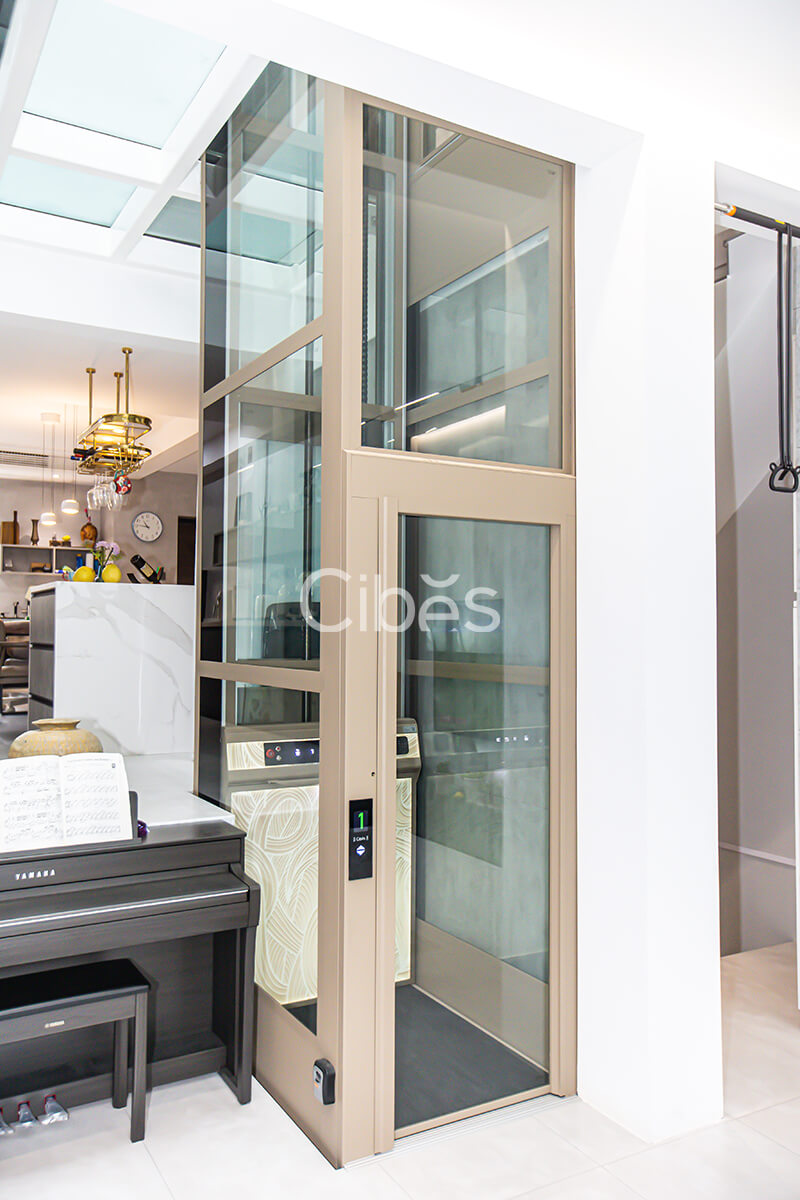 Cibes V80 時尚版別墅電梯安裝于四川成都