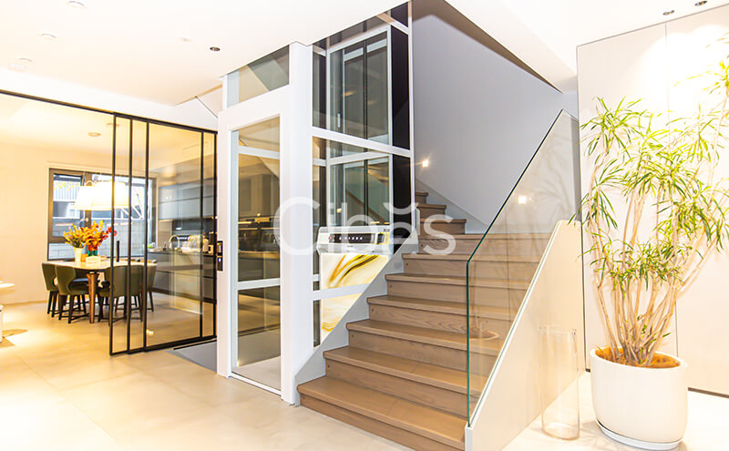 Cibes V80 時尚版別墅電梯安裝于四川成都