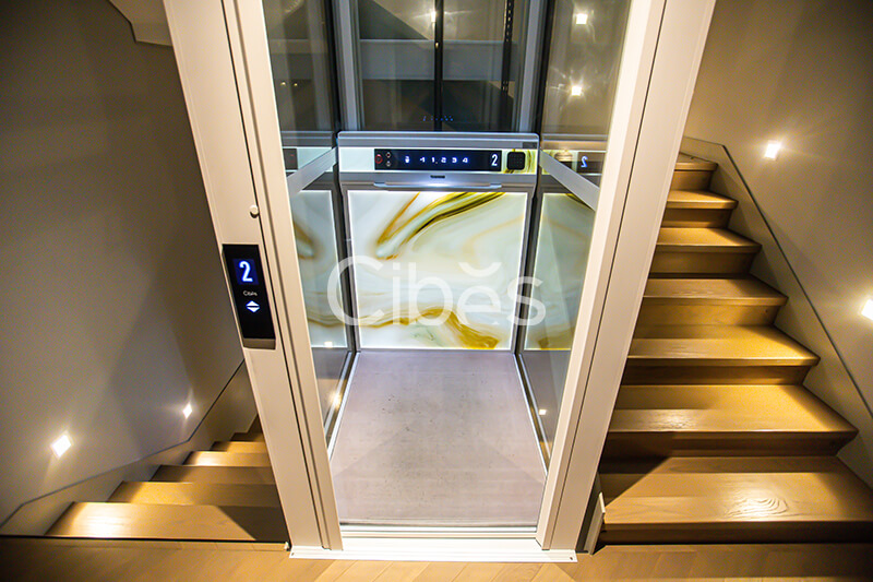 Cibes V80 時尚版別墅電梯安裝于四川成都