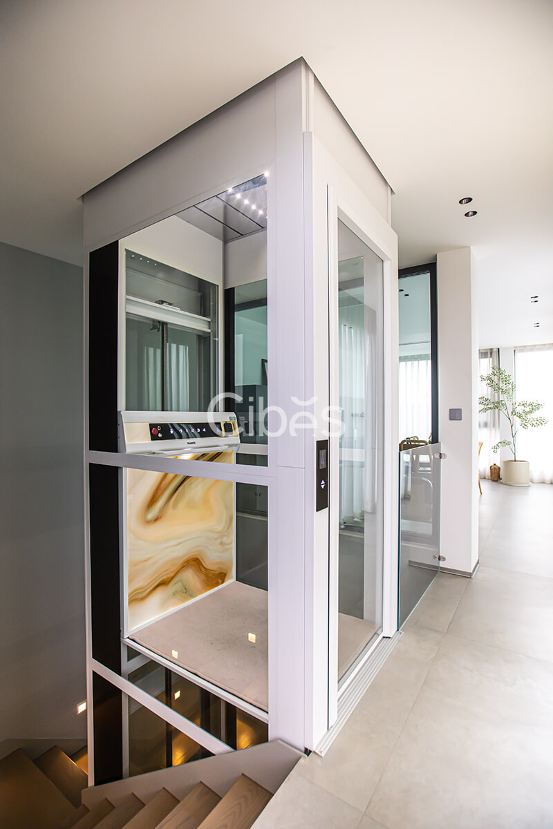 Cibes V80 時尚版別墅電梯安裝于四川成都