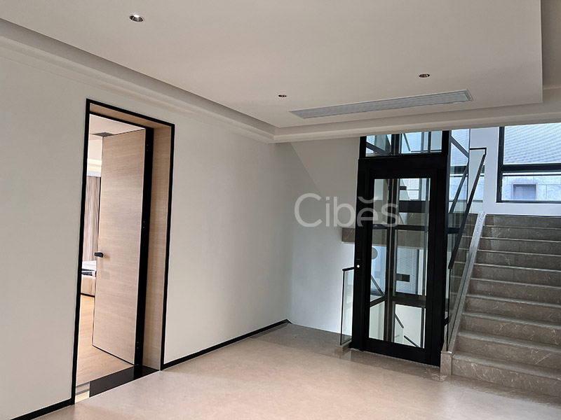 4層4站Cibes V80 雅致版別墅電梯安裝于廣東江門