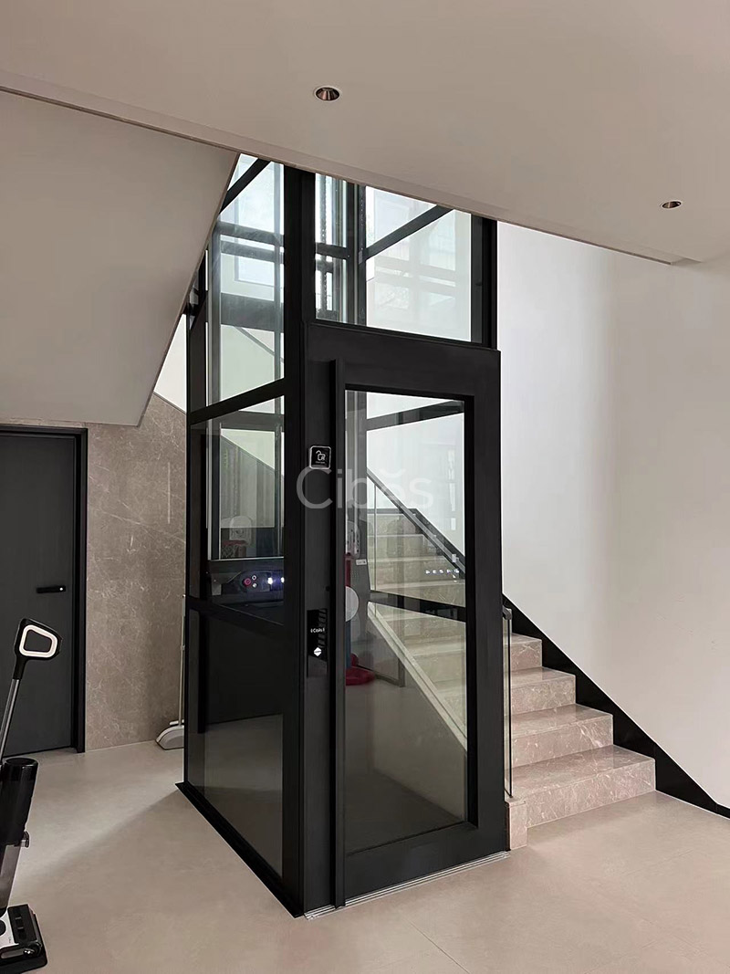 4層4站Cibes V80 雅致版別墅電梯安裝于廣東江門
