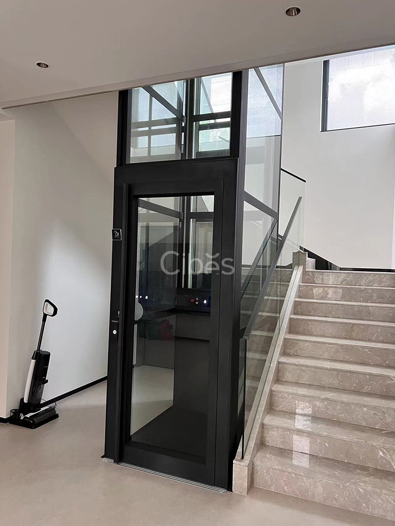 4層4站Cibes V80 雅致版別墅電梯安裝于廣東江門