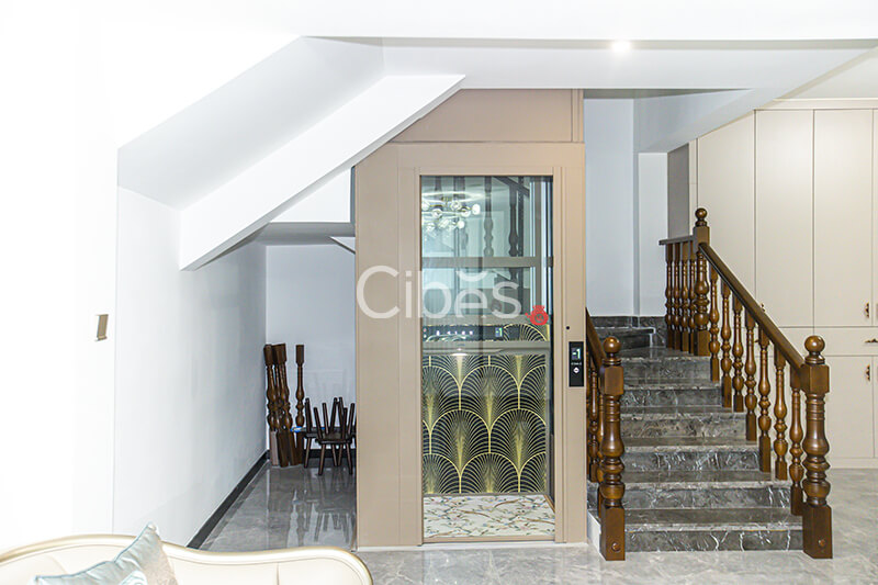 Cibes V80 時(shí)尚版家用電梯安裝于四川成都
