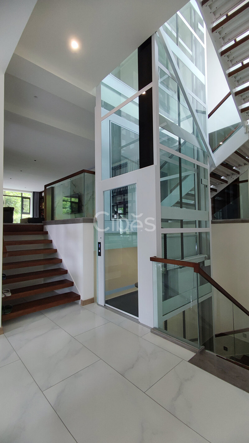 Cibes西柏思別墅電梯四川都江堰安裝案例