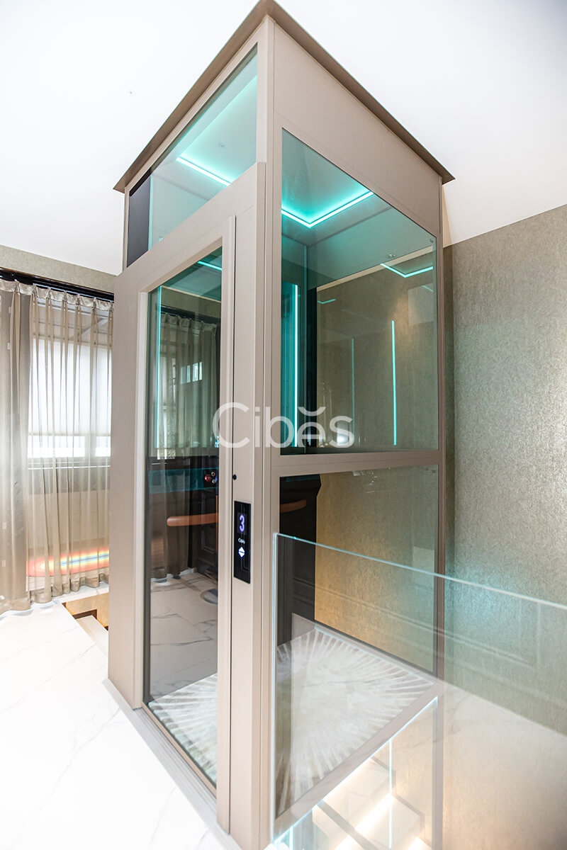 5層5站Cibes V80 限量版別墅電梯安裝于浙江杭州